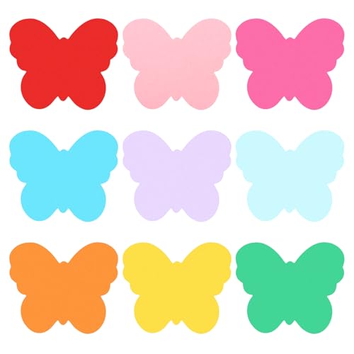PATIKIL Bulletin Cutouts Paper, 108 Pcs Butterfly Shape Bulletin Board Paper Cut Outs Decorations with Adhesive Points for Classroom DIY Crafts Projects Party Supplies, Multicolored - style: Butterfly Shape