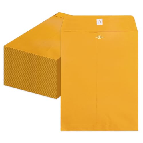 Goefun 100 Pack 14x18 inch Clasp Envelopes - size: 14x18