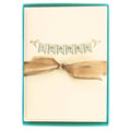 "Graphique Banner La Petite Presse Boxed Thank You Notes - 10 Embellished Gold Foil""Thanks"" Banner Blank Cards with Matching Envelopes, 3.25"" x 4.75""" (L1335CB) - color: Thanks Banner
