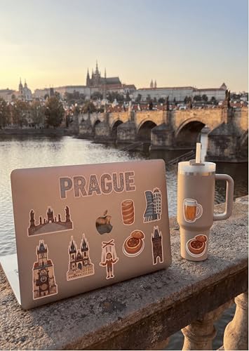 Prague Sticker Sheet, Prague Stickers for Laptop & Journal - style: Prague