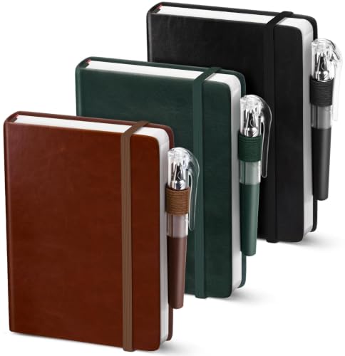 Oucaru Small Notebook 3 Pack, A6 Pocket Notebook, Mini Lined Journal - color: A-Multicolor, style: 3 Pack