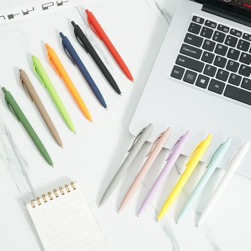 BallPoint Pens, 100 Pack (BLACK Ink),Bulk Pens, Grey Barrel,Click Pens for Office Home and School, Retractable Ballpoint Pens, Medium Point, 1.00MM (Grey) - color: Grey