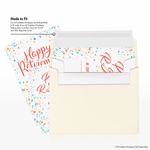LUXPaper A2 Invitation Envelopes (4 3/8 x 5 3/4) - 70lb. Classic Linen Avon Brilliant White (250 Qty.) | Perfect for Invitations, Announcements, Sending Cards, RSVP Cards | 4870-70AWLI-250 - color: 70lb. Classic Linen Avon Brilliant White, size: 250 Qty.
