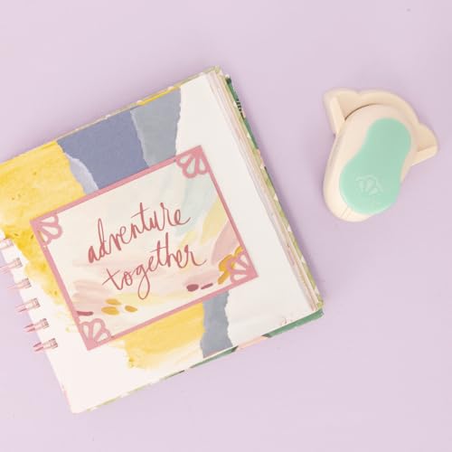 Craftelier - Shell Shaped Corner Punch with Snap Lever for Curved Die Cutting on Paper and Cardboard | Specially for Scrapbooking and Crafting | Shape Size 25 mm Diameter - size: Shell