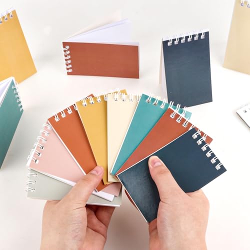 Hooqict 24 Pack Pocket Notebook Small Spiral Notepad Mini Journal Notebooks Colorful Pocket Notepads Memo Pads for Kids, Nurse, Office, Back to School Supplies, 3.9 x 2.4 Inch - style: Multicolor 6