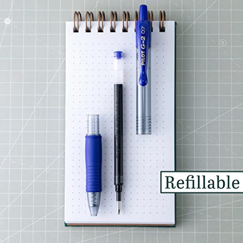 PILOT G2 Premium Refillable and Retractable Rolling Ball Colored Gel Pens, Extra Fine Point, 0.5mm, Assorted Color Inks, 5 Count (Pack of 2) - color: Assorted, size: 5 Count (Pack of 2)