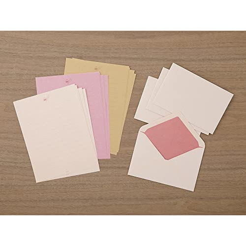 DESIGNPHIL 86915006 Midori Letter Set, Gift Color, Pink - color: Safety Pink