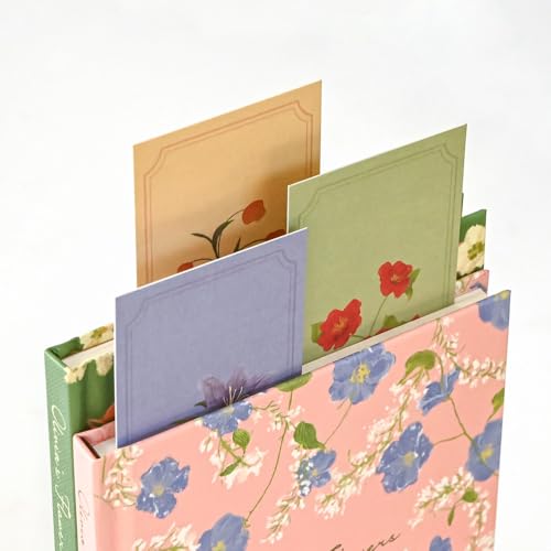 Monolike Olivia's Flowers Paper Bookmarks - 36-Pack, 9 Unique Designs, DIY Bookmark, Gift for Book Lovers - color: Paper - Olivia's Flowers