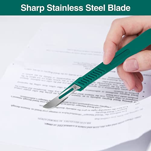 YixangDD 20 PCS Scalpel Blades with #10 Scalpels Surgical Blades - color: 20 PCS Handle With Blades #10