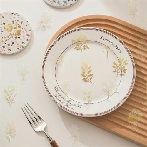 50PCS Golden Plants Stickers for Gold Plant Stickers for Water Bottles Laptop Luggage Cup Phone Case Computer Skateboard Refrigerator Girls Decals for Kids Teens Adults (Colourful-5) - color: Colourful-5