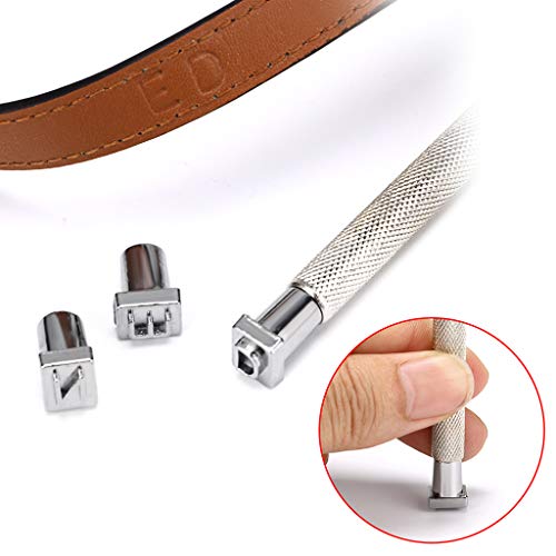OwnMy 36PCS Leather Stamping Kit, Capital Letters and Numbers Stamps Set - size: 6mm - 36pcs