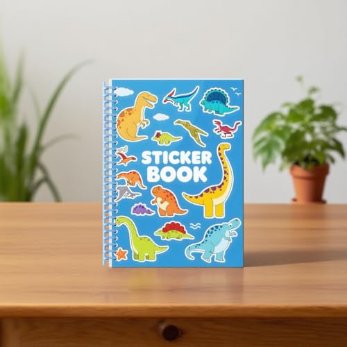 B5 Reusable Sticker Collecting Book Blank Sticker Album(Style I Light Blue) - color: Style I Light Blue