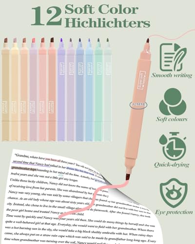 JIZHIYUAN 54X Aesthetic School Supplies with Green Pencil Case for Students - color: Green