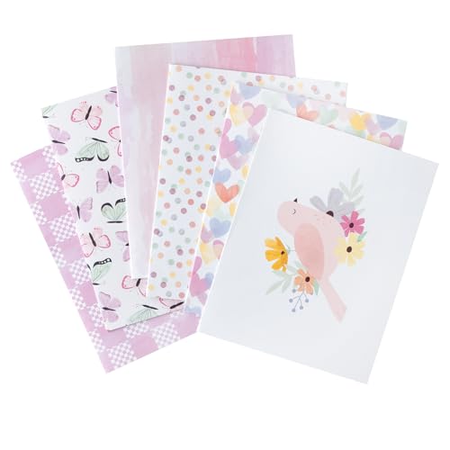 Celes Gonzalo Blank Greeting Cards and Envelopes, 40pk - A2 Envelopes with Assorted Colorful Cards for All Occasions and Thank You Notes - 10 Unique Designs, Rainbow Avenue - color: Rainbow Avenue