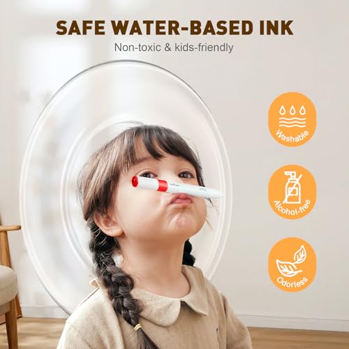 Jar Melo Washable Dual Tip Markers for Kids Ages 4-8, 24 Colors - color: 24 Colors