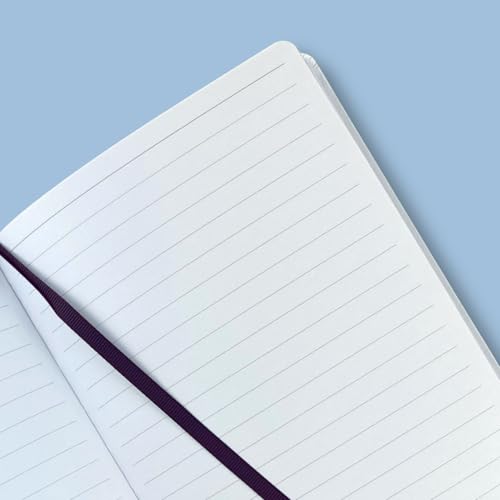 RICCO BELLO Wide Ruled Hardcover Diary Journal, Seal - color: Blue Seal