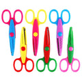 GDMINLO 6-Pack Decorative Edge Craft Scissors, Zigzag & Wave