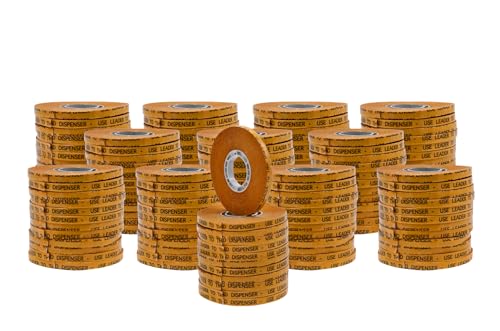WOD General Purpose ATG Tape for Pink Glider, 1/4 inch x 36 yds. (Set of 144 Rolls) Adhesive Transfer Tape Refill Rolls Clear Adhesive on Gold Liner (Acid Free) RWATG20 - size: Pink Glider - 1/4" (144 Pack)