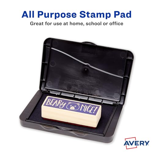 Carter's Foam Stamp Pads, 2.75" x 4.27", 3 Black Ink Pads - style: 3 Pack