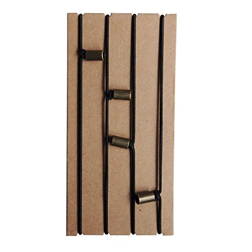 Wanderings Travelers Notebook Elastic Bands – A5 & Regular/Standard Size – 4 Pack Jump Bands with Decorative Bead – Replacement Connection Straps for Refillable Travel Journals - size: 8.5" x 5.5"