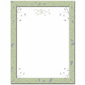 Sage Leaves Letterhead Laser & Inkjet Printer Paper, 100 pack - size: 100 Pack, style: Sage Leaves