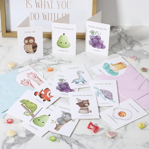 Mr. Pen- Funny Notecards with Envelopes, 24 Set, Funny Cards for Kids - size: 4x6 inches