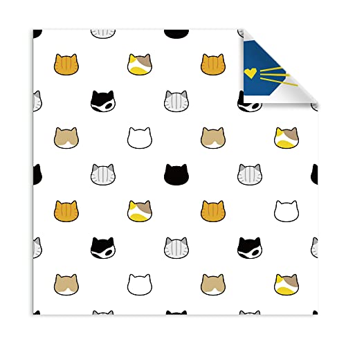 Origami Paper 6x6" Double Sided 50 Sheets 10 Colors Origami Kit,Craft Paper - color: 50sheets-cat family