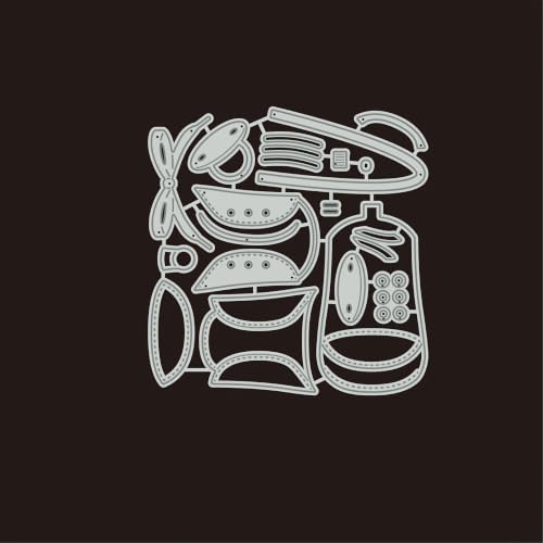 Metal Cutting Die for Scrapbooking, Tools Card Making Supplies Durable Cut Stencils for DIY Scrapbook Photo Album Decorative Paper Card (Baby Shoes 4.2 x 4.1 in) - color: Baby Shoes 4.2 x 4.1 in