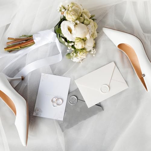 MECCANIXITY 120 Pack Vellum Jackets, 1.6x2 Inch Vellum Paper Pre-Folded Vellum Envelopes Transparent 53GSM for Wedding Invitation Accessories Bridal Showers Birthdays Wraps - size: 1.6x2 Inch