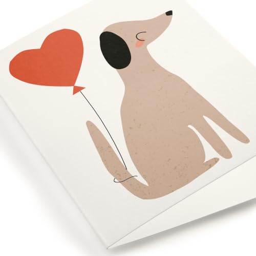 Minted | Blank Greeting Card, All Occassions, 5x7 w/Envelope | I Wuff You! | Independent Artist-Designed with Quality Materials - color: I Wuff You!