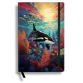 RICCO BELLO Wide Ruled Hardcover Diary Journal, Orca - color: Orca