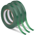 Prudiut 3 Rolls Green Floral Tape 1/2 Inch Waterproof Florist Tape - size: 3 rolls/0.5in