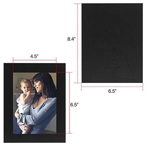 Golden State Art, Paper Picture Frames With Easel, 5X7, 25 Pack | Black, Photo Frame Cards, DIY Cardboard - color: Black, size: 25 Pack