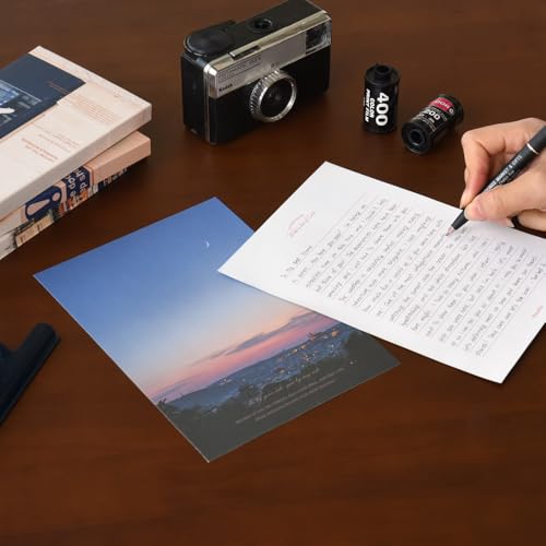 Monolike Capture the Life Sky Letter Paper and Envelopes Set - 8Type, 32 Letter Paper + 16 Envelopes - color: Capture the Life Sky