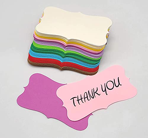PPAPPAPPIYO 3.5x2 Blank Color Index Cards, 110 Pack - 180gsm