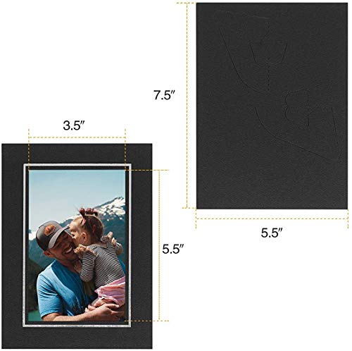 Golden State Art, Paper Picture Frames, 4X6, Black Silver Lining, 25 Pack - color: Black/Silver Lining, size: 25 Pack