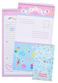 iscream Fold and Send Girls Stationery Note Card Pad with Seals - Besties - color: Besties