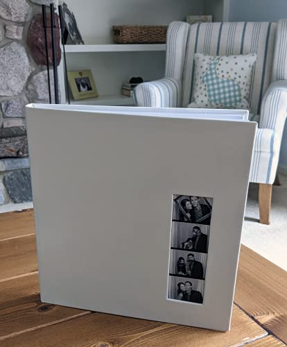 2x6 Strip Album, White Cover White Pages, 2 Gel Pens, 20pk - color: White, size: 20