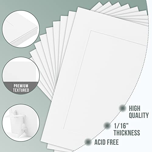 Golden State Art, Paper Picture Frames, 4X6, White, 50 Pack - color: White, size: 50 Pack