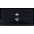 JAM PAPER Plastic Envelopes with Button & String Tie Closure - #10 Business Booklet - 5 1/4 x 10 - Black - 12/Pack - color: Black, size: #10 Business Size