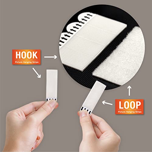 10 lb Medium Picture Hanging Strips, 240 Pairs (480 Strips), Damage-Free - size: M-240 Pairs