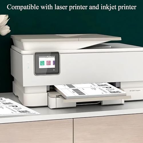 (2000 Sheets, 12000 Labels) Sticker Paper, 3 1/3" x 4" Shipping Address Labels, 6 Per Page Self Adhesive Mailing Label for Laser and Inkjet Printers - size: 3-1/3" x 4"(6UP), style: 2000 Sheets