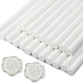 Litoexpe 20pcs White Wax Seal Sticks