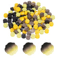 PATIKIL Wax Seal Beads, 400 Pcs Hexagon Sealing Beads Kit for Wax Seal Stamp for Wedding Invitation Letter Envelope DIY Crafts Card Gift Wrapping, Black/Yellow/Green/Bronze - color: Black/Yellow/Green/Bronze