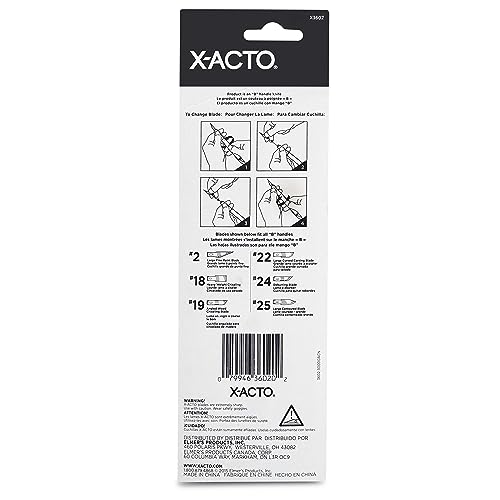 X-ACTO #2 Knife with Safety Cap, Sharp, Durable, Precision Knife, 1 Count - for Medium Cutting and Trimming - size: 1 Pack