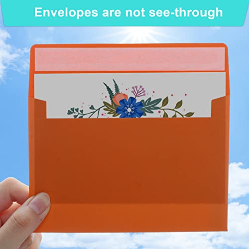 65 Pack Colored Envelopes, 4 x 6 Envelopes, Card Envelopes A4 Envelopes Envelopes for Invitations, Printable Invitation Envelopes for Weddings, Invitations, Photos, Postcards, Greeting Cards - size: A4 (4" x 6")