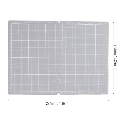 A4 A5 Cutting Mat, PVC Self Healing Craft Mat for Sewing Quilting Carving Leather Working, with Glossy Surface for Workbench Protection