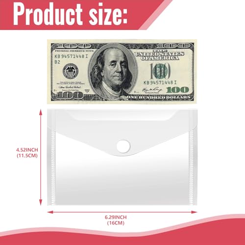 Vmiapxo 40 Pack Stamp and Die Storage Pockets (4" x 6") - size: 4" x 6"