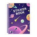 B5 Reusable Sticker Collecting Book Blank Sticker Album (Style K Purple) - color: Style K Purple