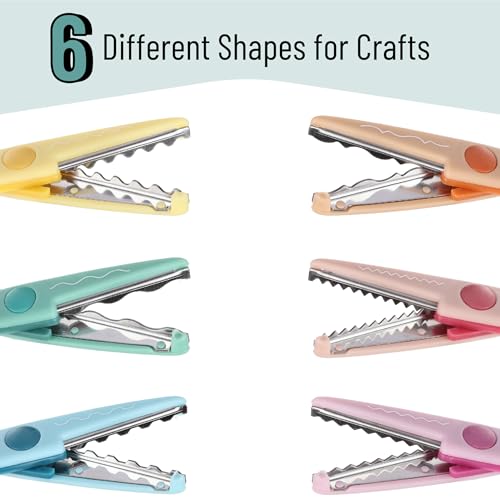 Mr. Pen- Craft Scissors Decorative Edge, 6 Pack, Sunny Meadows - color: Sunny Meadows
